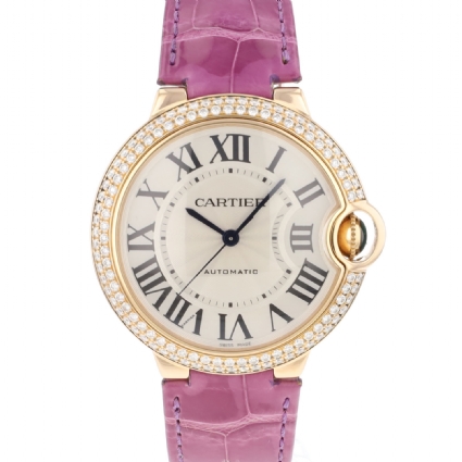 Ballon Bleu Rose Gold Factory Diamonds Cartier Exclusive Watches