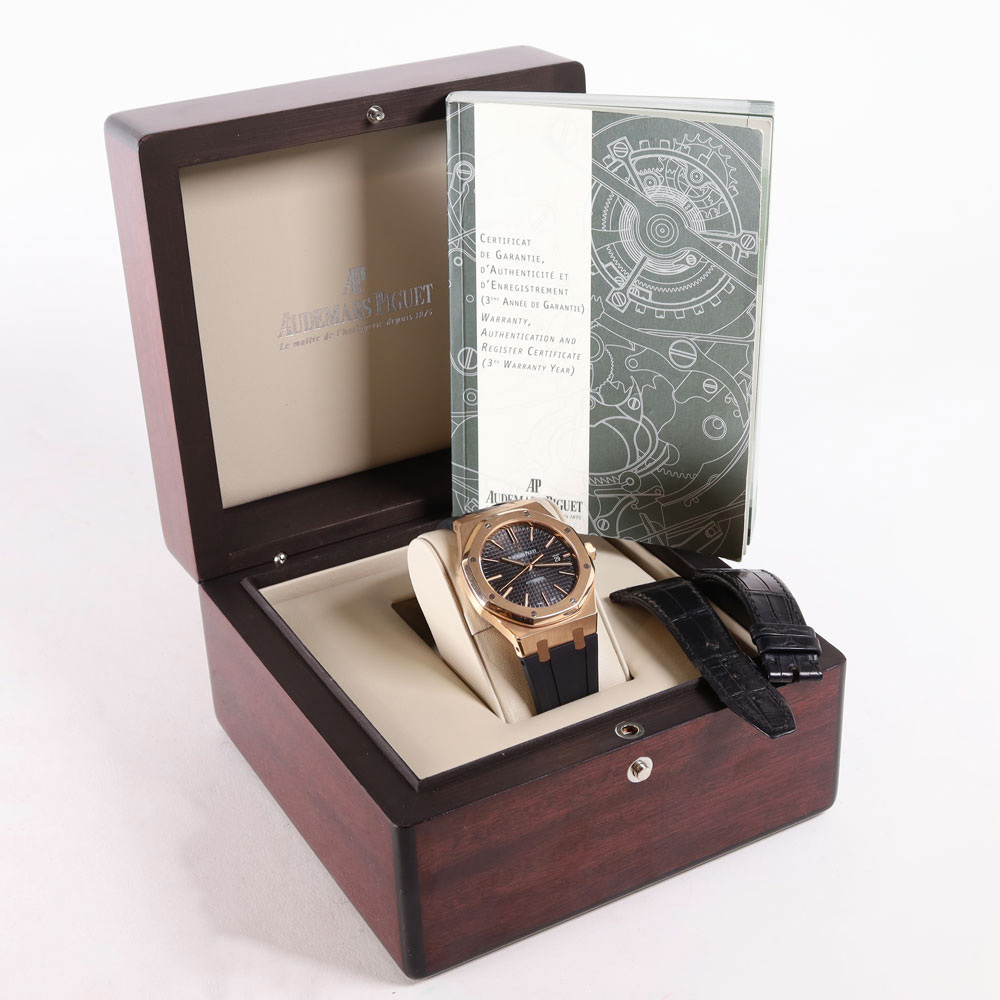 Royal Oak Rose Gold Audemars Piguet Verkaufte Uhren Juwelier Burger