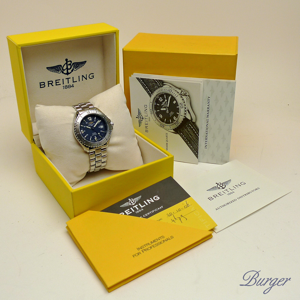 Shark Breitling Sold watches Juwelier Burger