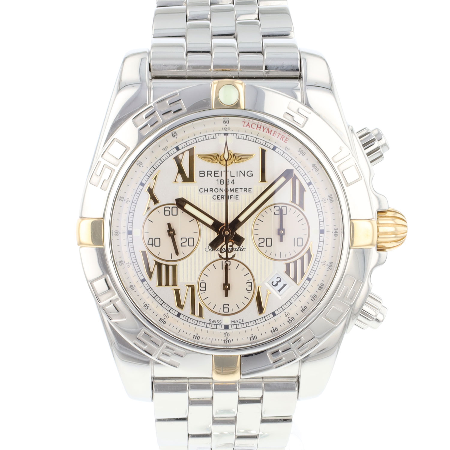 Breitling chronomat clearance 44 white dial