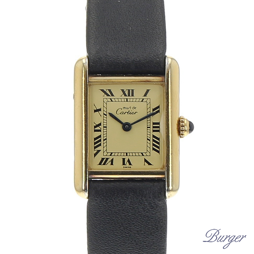 Must de Cartier Tank Vermeil PM Cartier Sold watches