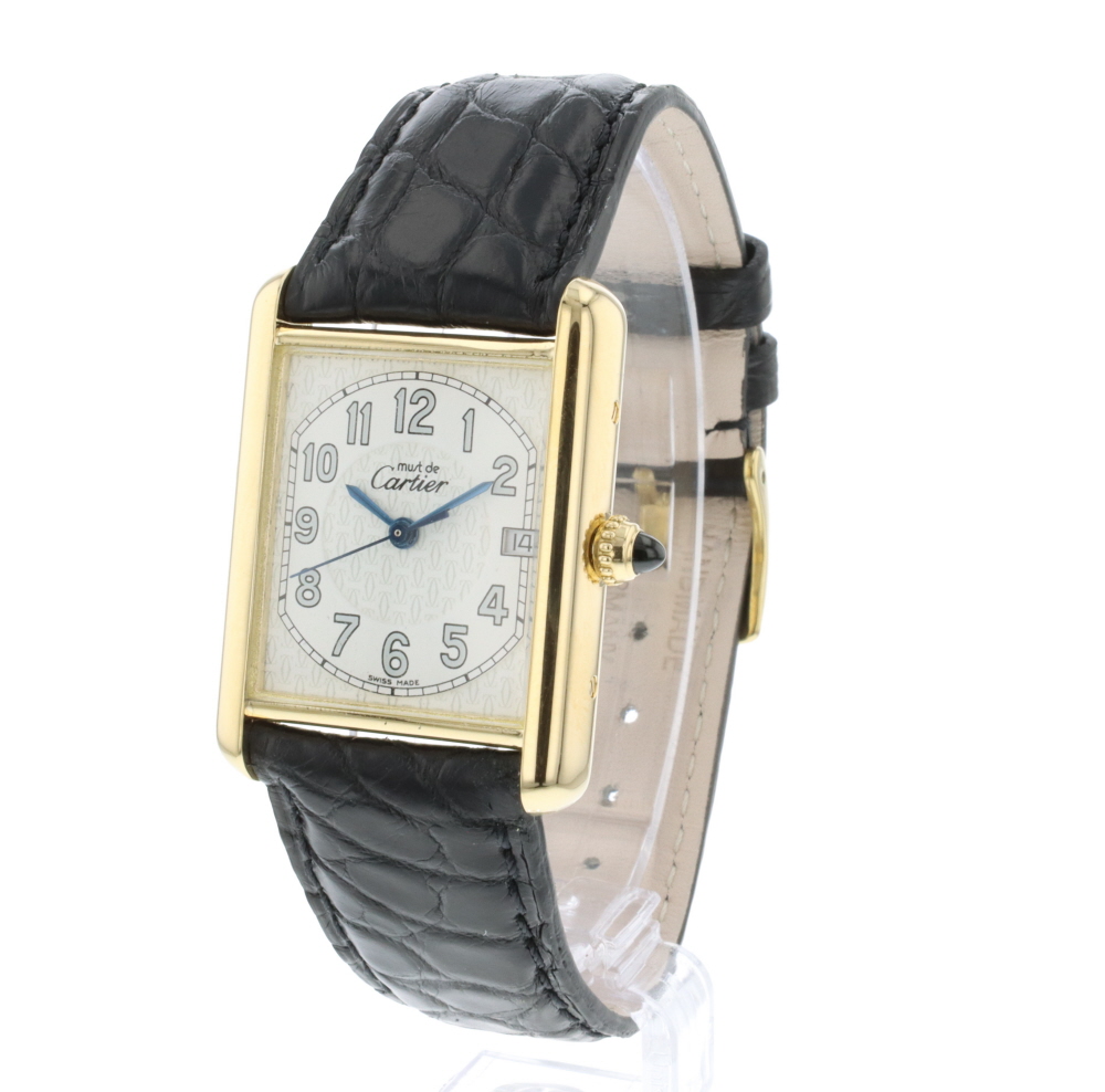 Must de Cartier Tank GM Cartier Sold watches Juwelier Burger