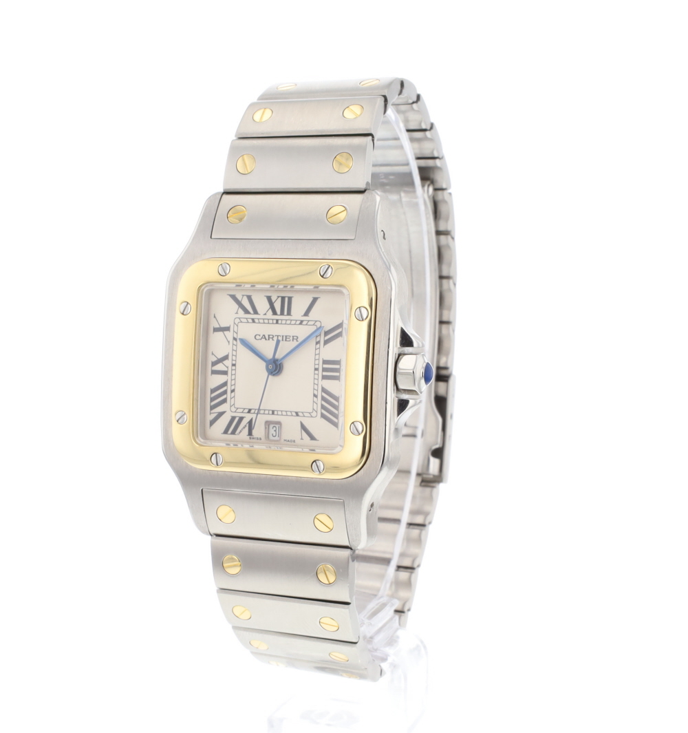 Santos Galbee GM Steel Gold Cartier Sold Watches Juwelier Burger