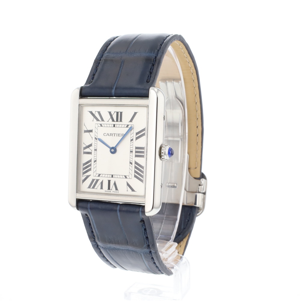 Cartier tank solo online leather