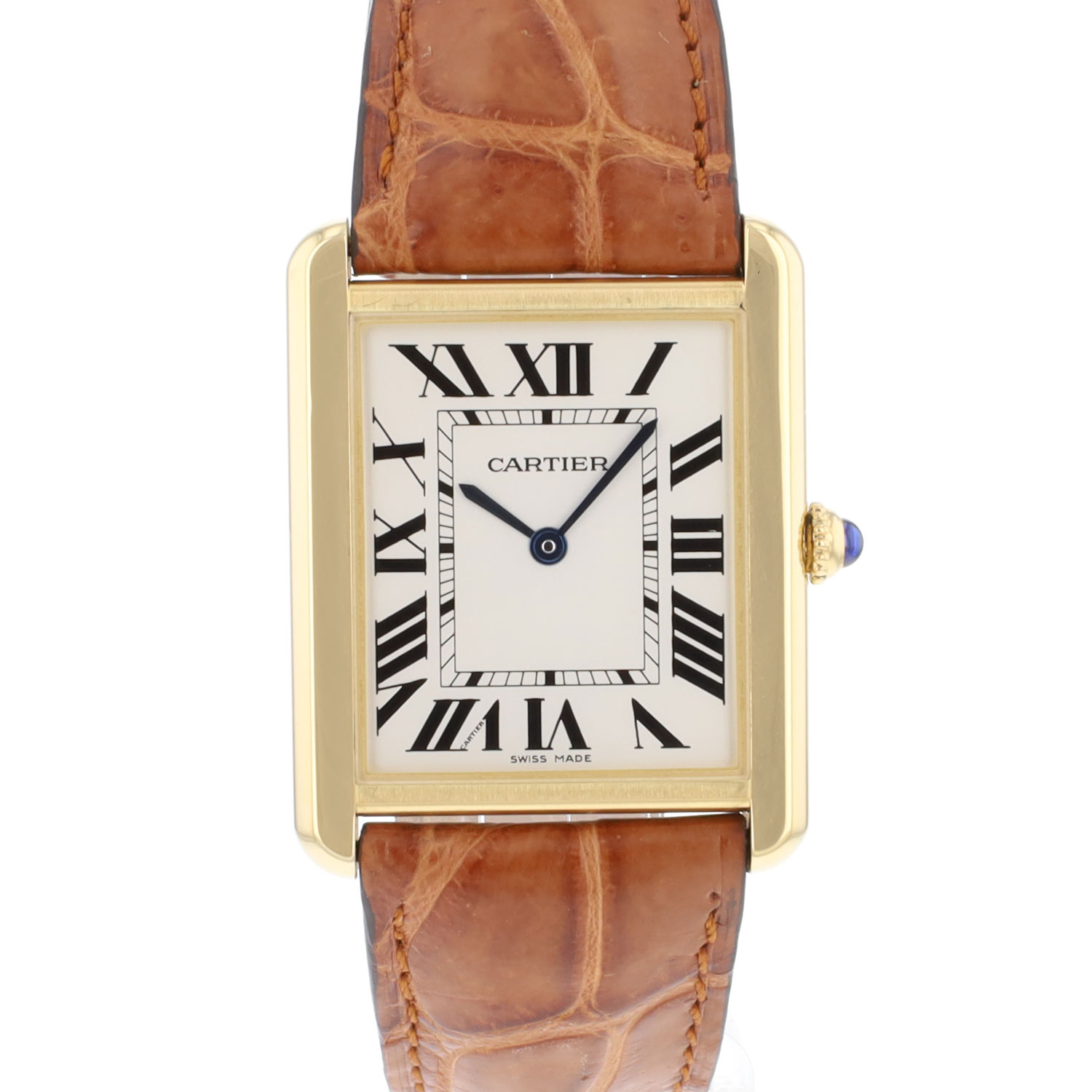 Cartier Tank Solo XL Yellow Gold Cartier Sold watches