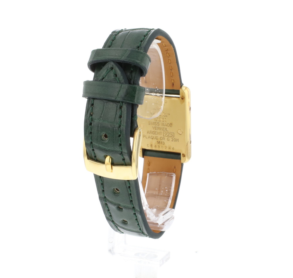 Tank Vermeil Cartier Sold watches Juwelier Burger