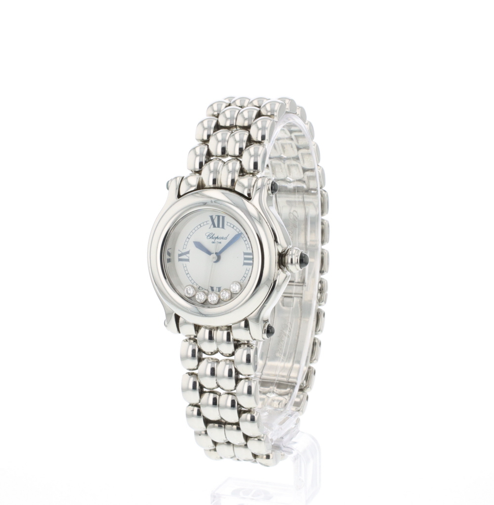 Happy Sport Small Steel Floating Diamonds Chopard Sold watches