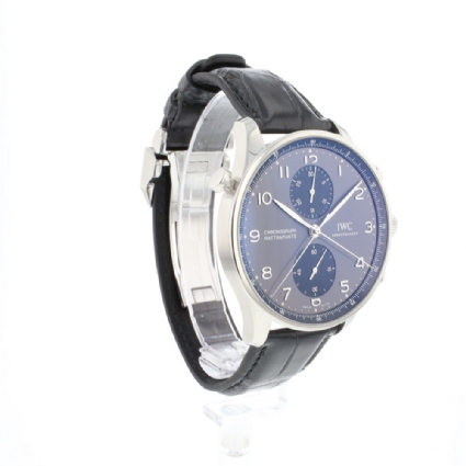 Portugieser Chronograph Rattrapante Grey Dial Rue de la Paix Special Edition IWC Exclusive watches Juwelier Burger