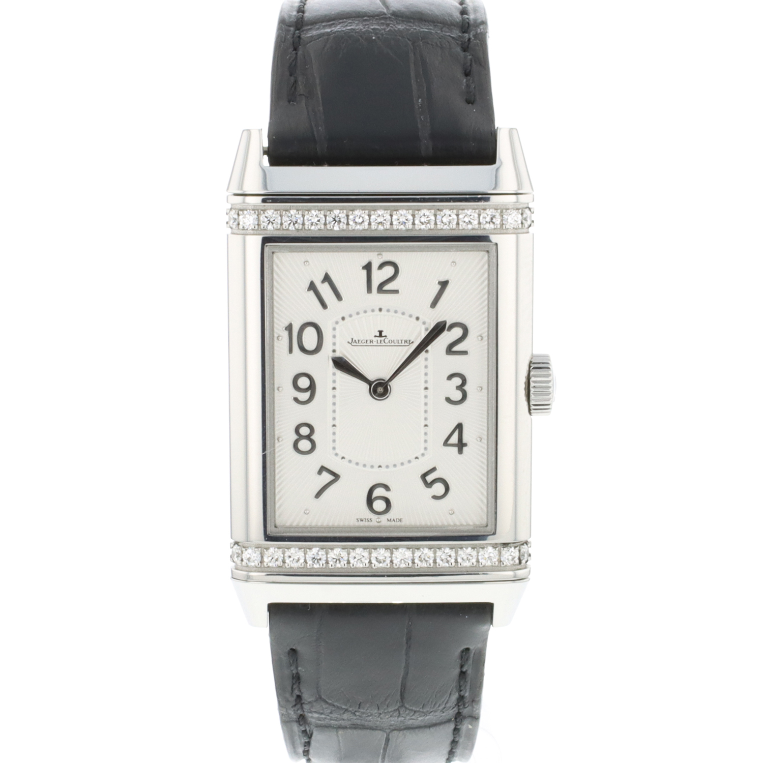 Reverso Ultra Thin Lady Steel Diamonds Jaeger LeCoultre