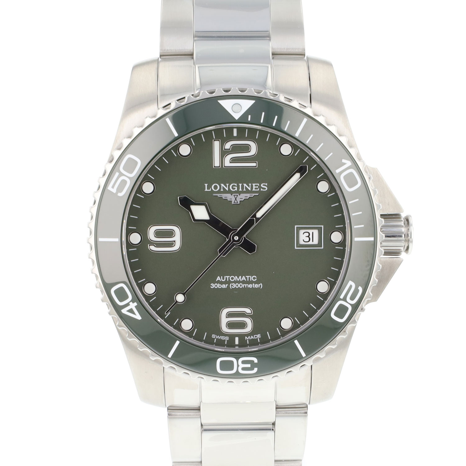 Hydroconquest Steel Green 41MM NEW 2023 - Longines - Exclusive watches ...