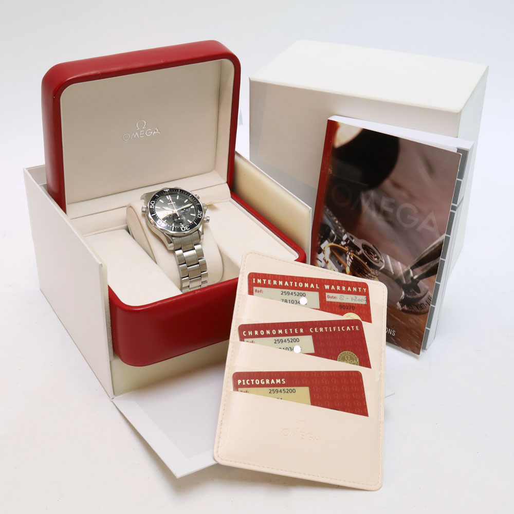 Seamaster 300m Chronograph Omega Sold watches Juwelier Burger