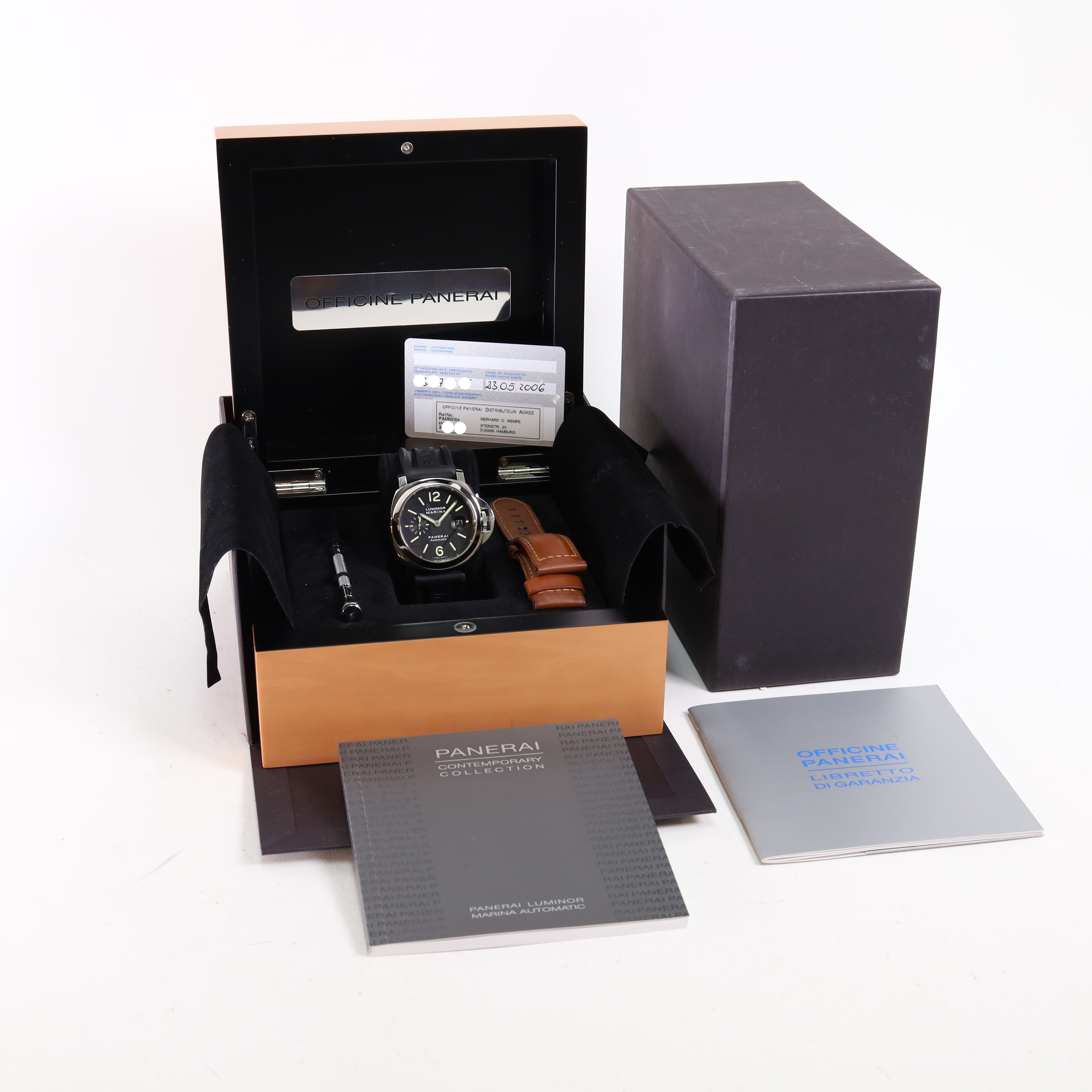 Luminor Marina 44 Panerai Sold watches Juwelier Burger