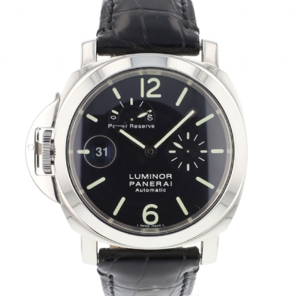 Luminor Power Reserve Left Hand Steel Panerai Sold watches