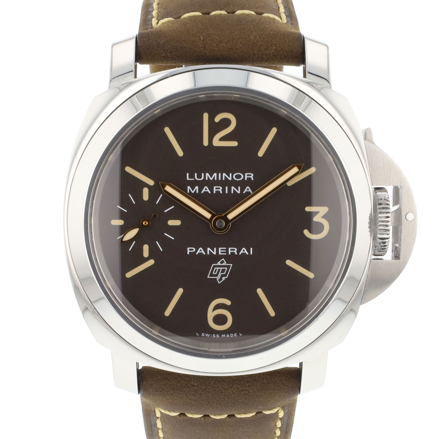 Luminor Marina Logo Brown Dial PAM00632 Panerai Sold watches