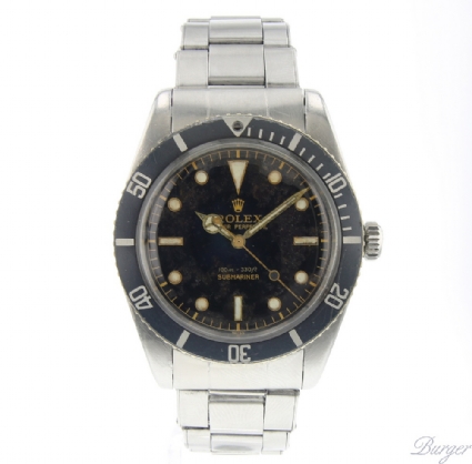 Submariner James Bond No Crown Guards Rolex Sold watches