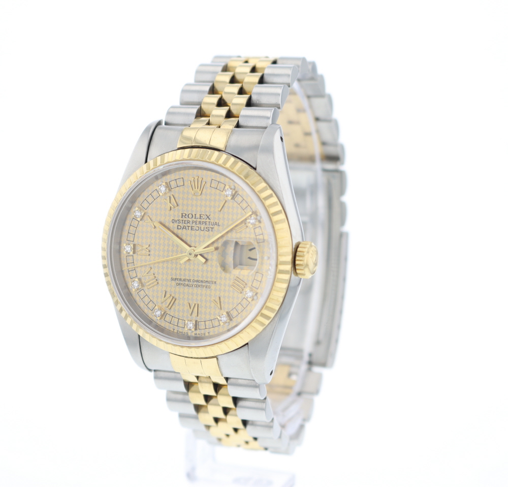 Rolex hot sale houndstooth dial