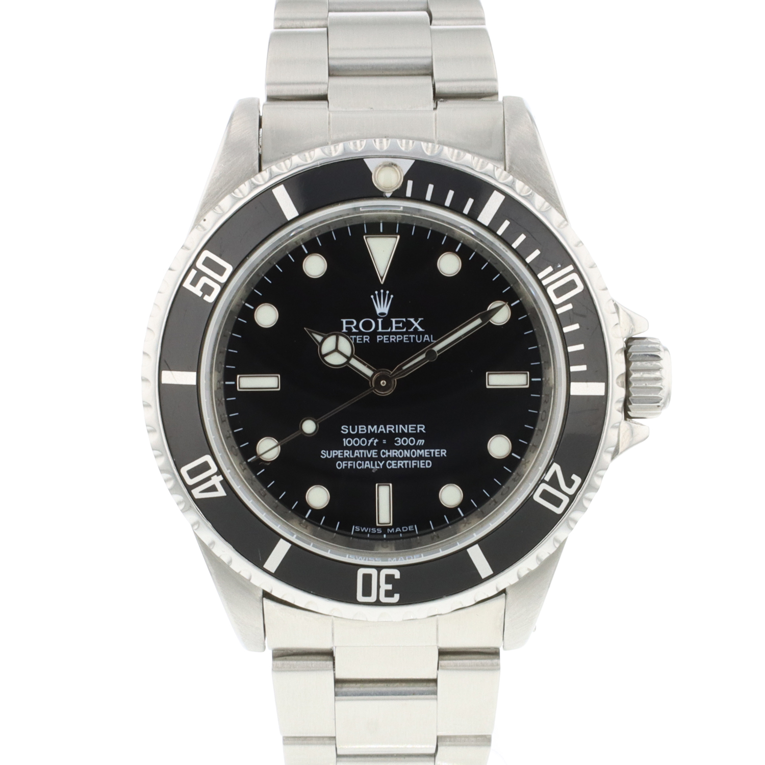 Rolex submariner 1000ft 300m discount superlative chronometer officially certified prix